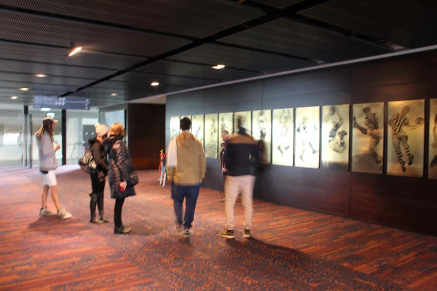 Melbourne Sports Walk - Olympic Park Oval and Collingwood FC: the AFL home-field feeling