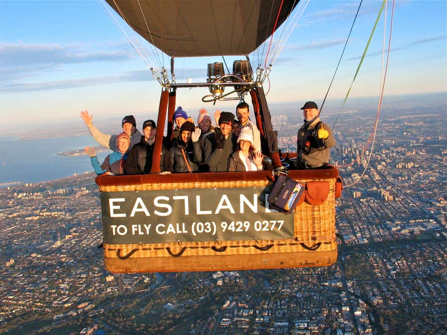 Melbourne: Sunrise Hot Air Balloon Experience - From Sofi’s Lounge meeting point to launch site