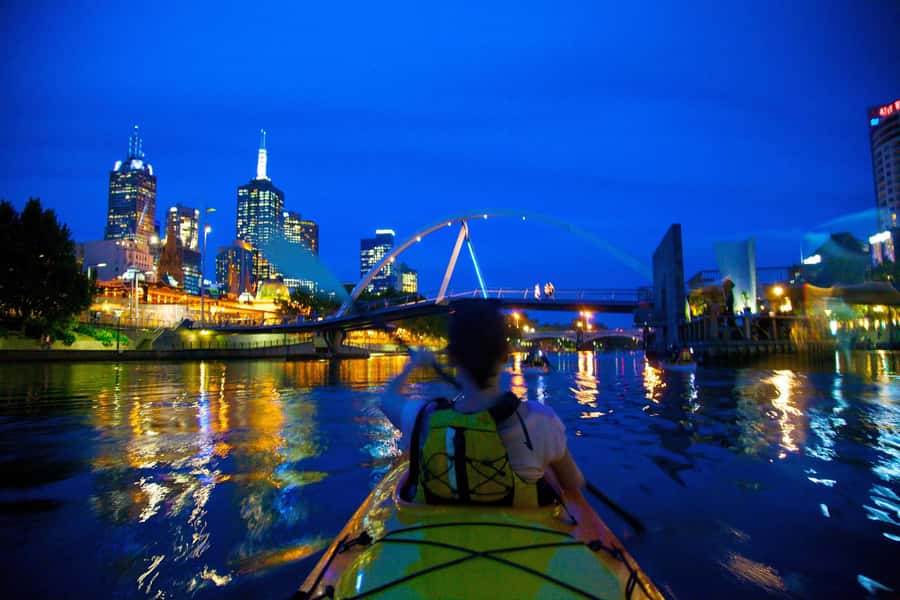 Melbourne: Sunset Kayak Tour with Dinner - Entering From Docklands: The Start at Victoria Harbour