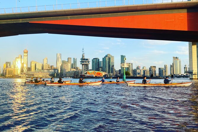 Melbourne Sunset Kayaking Experience with Dinner - After dinner: seeing downtown Melbourne switch on the lights