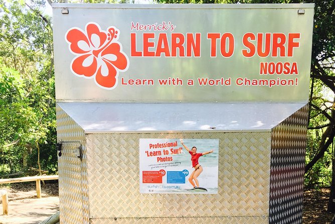 Merrick's Noosa Learn to Surf: 2 Hour group surfing lesson - Entering Noosa Surf Mode at Claude Batten Dr