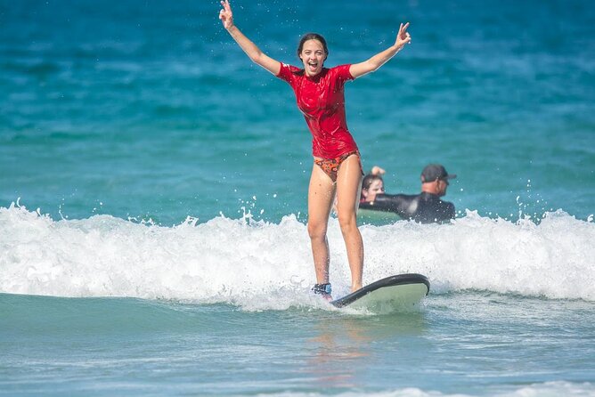 Merrick's Noosa Learn to Surf: 2 Hour group surfing lesson - The 1-2-3 Teaching Method: How You Get to Standing