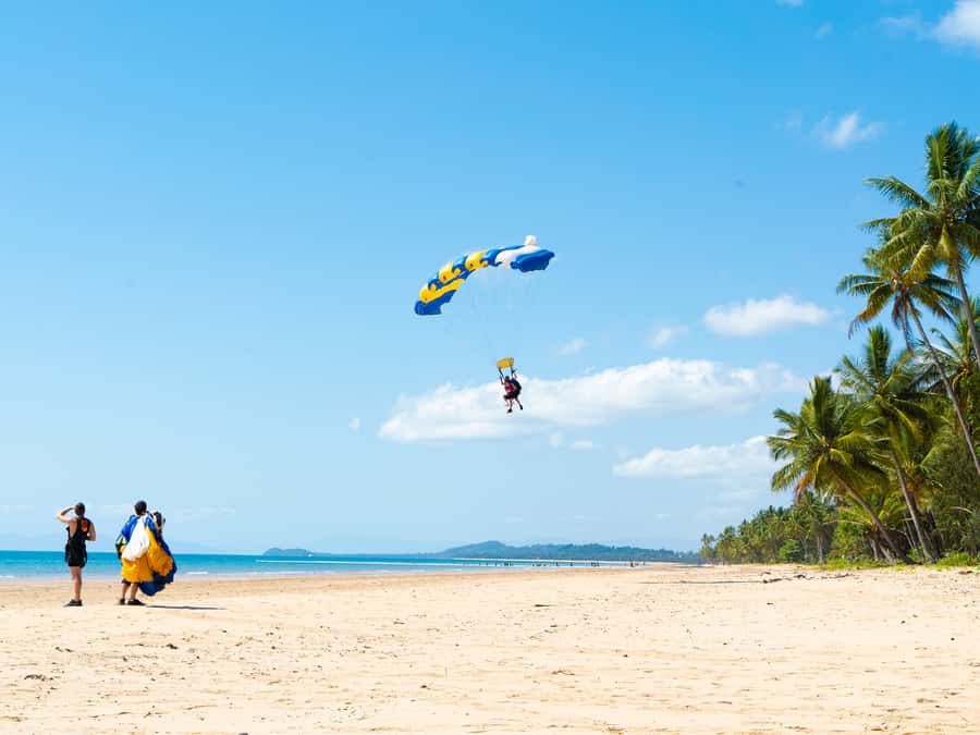 Mission Beach Tandem Skydive Experience - Mission Beach landing: the best kind of finish on 14 kilometers of sand
