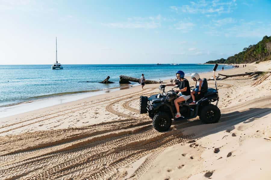 Moreton Island: Tangalooma Day Trip with ATV Quad Bike Tour - Lunch voucher and free time: where $25 can (and can’t) stretch