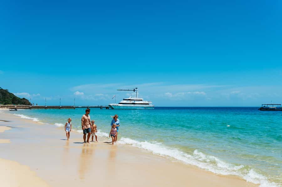 Moreton Island: Tangalooma Day Trip with ATV Quad Bike Tour - The 75-minute ferry crossing: what you can hope for