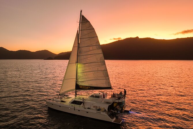 NEW SUNSET TOUR-Airlie Beach Sunset Sail in Style- BYO drinks - What’s included on board: cocktail, antipasto, dessert, and coffee