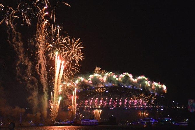 New Years Eve Sydney Harbour Cruise 2026-2027 - Fireworks from the water: anchoring for the Harbour Bridge moment