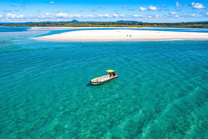 Noosa ocean adventure & Dolphin safari. - Out toward Laguna Bay: where the boat turns thrilling