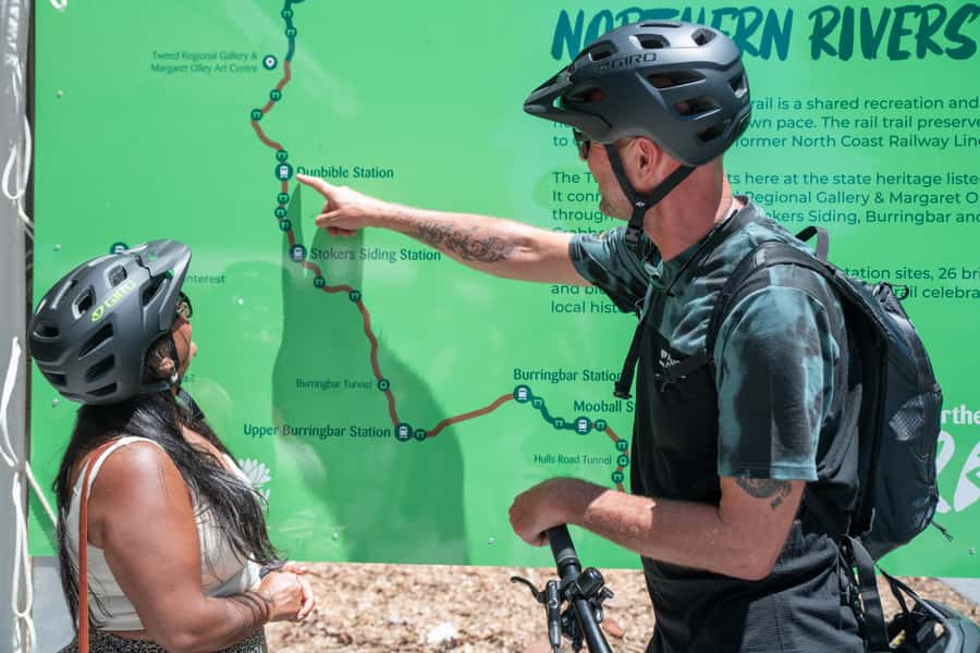Northern Rivers Rail Trail: E-Bike Hire From Murwillumbah - Burringbar Range tunnel and glow worms: the moment to prepare for
