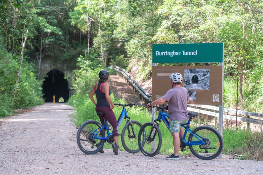 Northern Rivers Rail Trail: E-Bike Hire From Murwillumbah - Murwillumbah Railway Station start: your ride setup in the real world