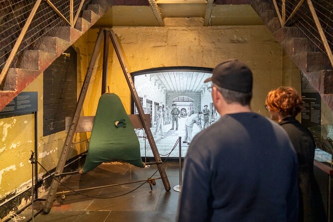 Old Melbourne Gaol: Admission Tickets - The gallows area: where sentences became final