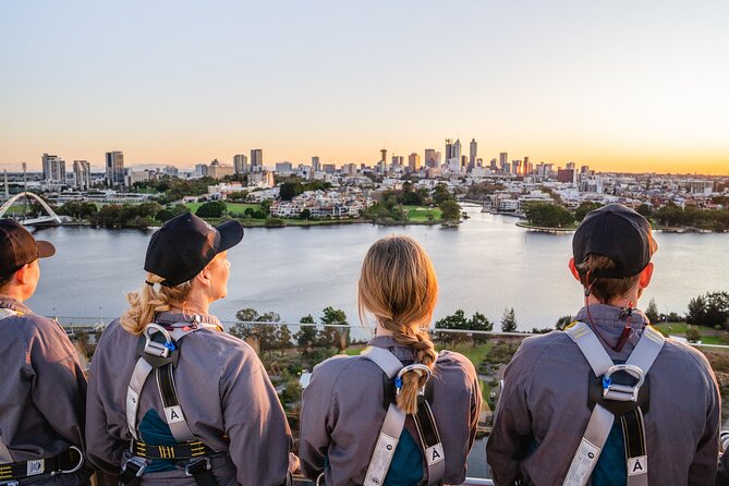 Optus Stadium HALO by Twilight - The leaning-out edge moment: controlled thrill, not chaotic fear