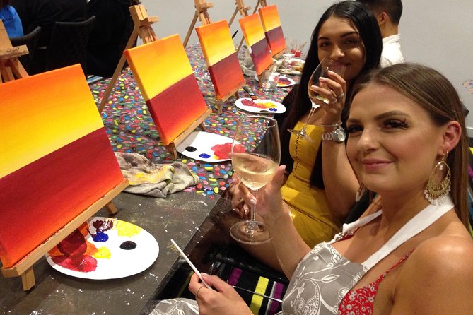 Paint and Sip BYO in Brisbane CBD Friday night - Value for money: what $32.28 buys you