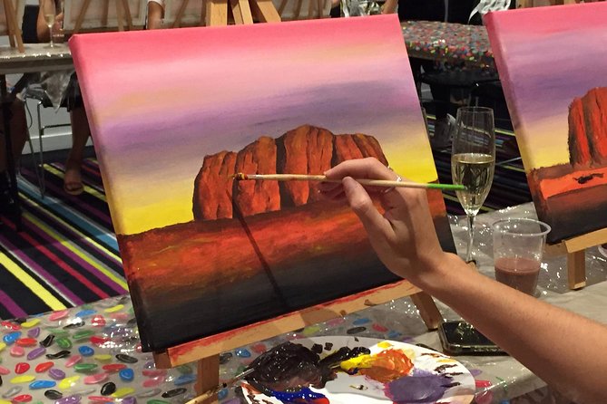 Paint and Sip BYO in Brisbane CBD Friday night - The experience in one sentence: a Brisbane River night you can actually finish