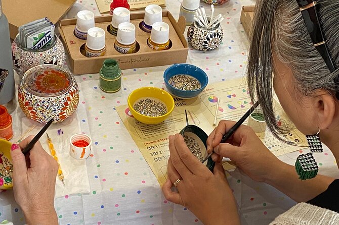 Paint and Sip Classes Brisbane: Ceramic Plates & Bowls - The small things that make this feel relaxing