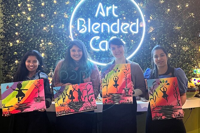 Paint and Sip Classes Sydney: Acrylic Art, Canvas & Wine - Tea, Turkish delights, and optional wine in the room