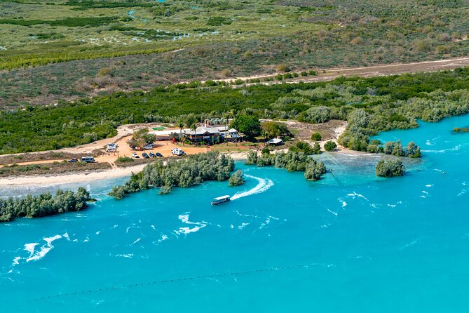 Pearls & Coast: 35-Minute Helicopter Flight & Willie Creek Tour - Cable Beach, Broome turf club, and Broome Jetty from the air