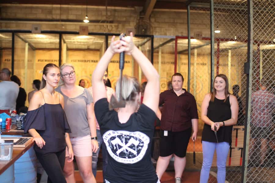 Perth: Lumber Punks Axe Throwing Experience - Axe Throwing in East Perth: How the 90 Minutes Works