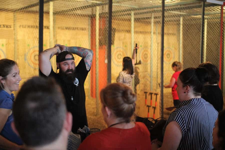 Perth: Lumber Punks Axe Throwing Experience - Safety Briefing and Coaching: The Part That Makes You Better Fast