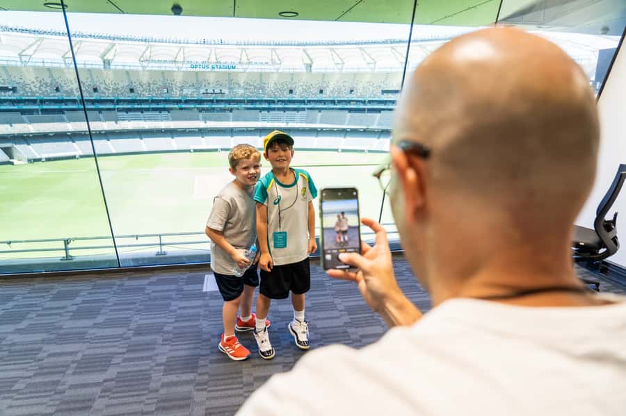 Perth: Optus Stadium Guided Tour - Inner sanctum access: change rooms, lockers, and coaches’ room