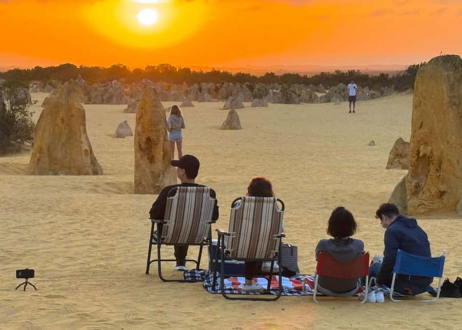 Perth: Pinnacles Stargazing, Sandboarding & Beach Kangaroos - Lancelin Sand Dunes: sandboarding fun plus the wind factor