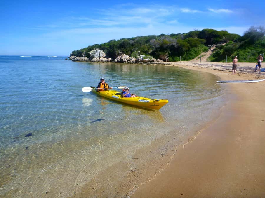 Perth: Shoalwater Islands Marine Park Sea Kayaking Tour - Shoalwater Bay Turns the Kayak Into the View