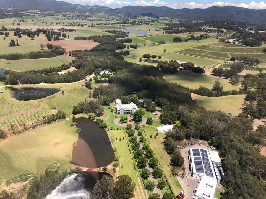 Pokolbin: 10-minute Helicopter Scenic Flight Hunter Valley - Broken Back Range: The Mountain Lines You Can Actually Read