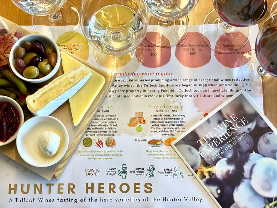 Pokolbin: Tulloch Hunter Heroes Wine Tasting & Cheese Board - How the tasting stays guided (and why that matters)