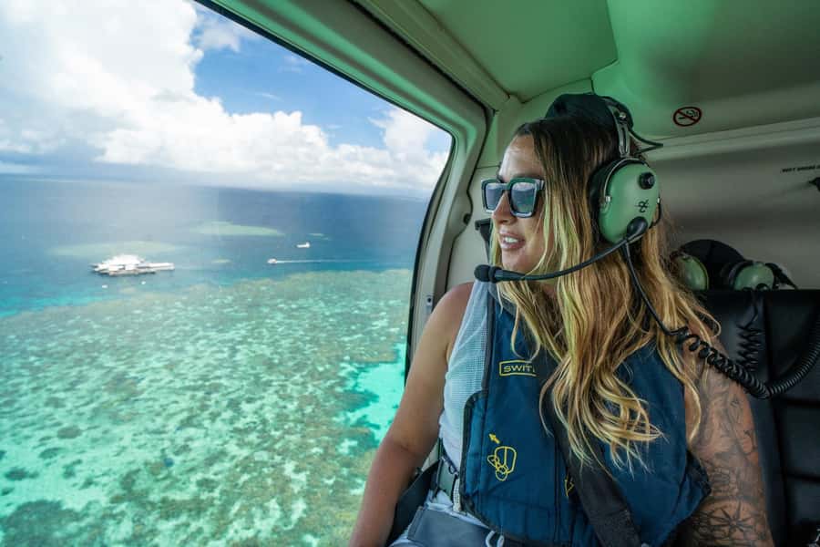 Port Douglas: Outer Barrier Reef Cruise & 10 Min Helicopter - Reef dry options: underwater observatory and semi-submersible viewing