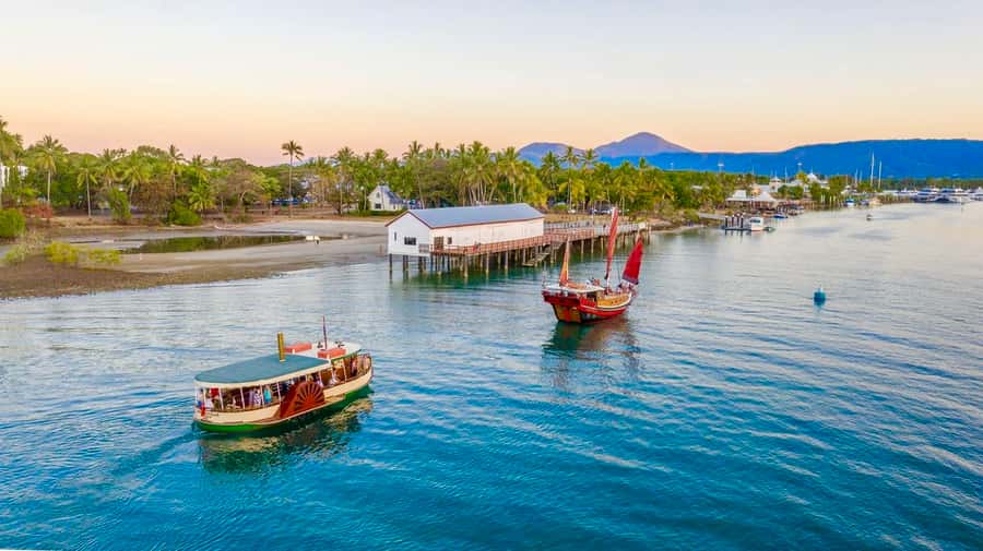 Port Douglas: River Cruise, Crocodile Spotting, Drink/ Snack - Where You Go: From the Marina Through Mangrove Channels to Dickson Inlet