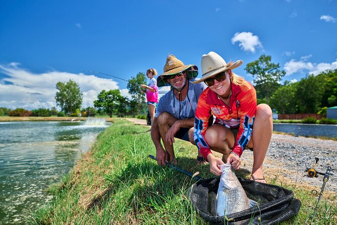 Port Douglas Tour Hook-A-Barra with Lunch - The Daintree Saltwater Barramundi Farm loop: where you learn what you’re fishing