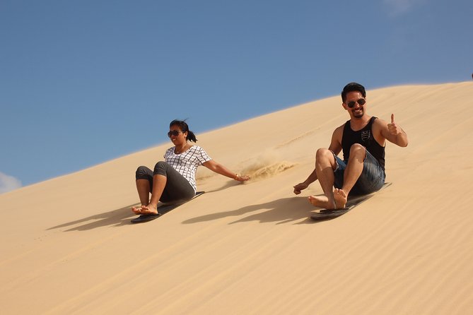 Port Stephens 4WD Beach Sand Dune Adventure - Price and value: $39.45 for a one-hour 4WD + sandboarding setup