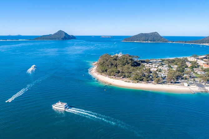 Port Stephens, departing Newcastle - Whales, hike & sand dunes! - Moonshadow-TQC whale cruise: humpback migration in May to November