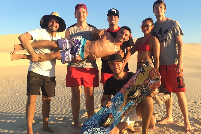 Port Stephens Unlimited Sandboarding and Sand Surfing - Learning the Sit-Down Style and Stand-Up Sand Surfing