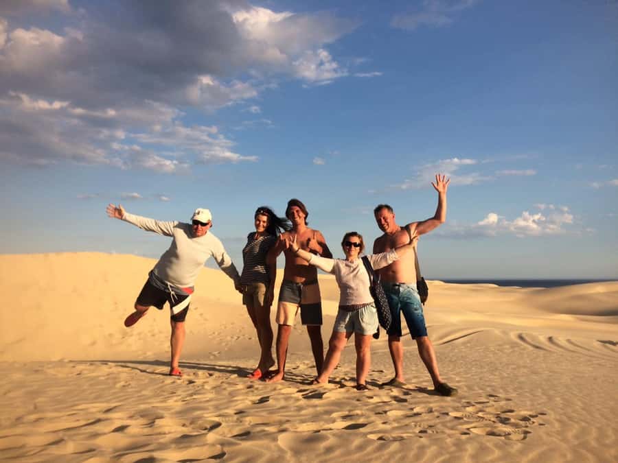 Port Stephens: Unlimited Sandboarding with 4WD Dune Transfer - Unlimited sandboarding time plus a real break under shade