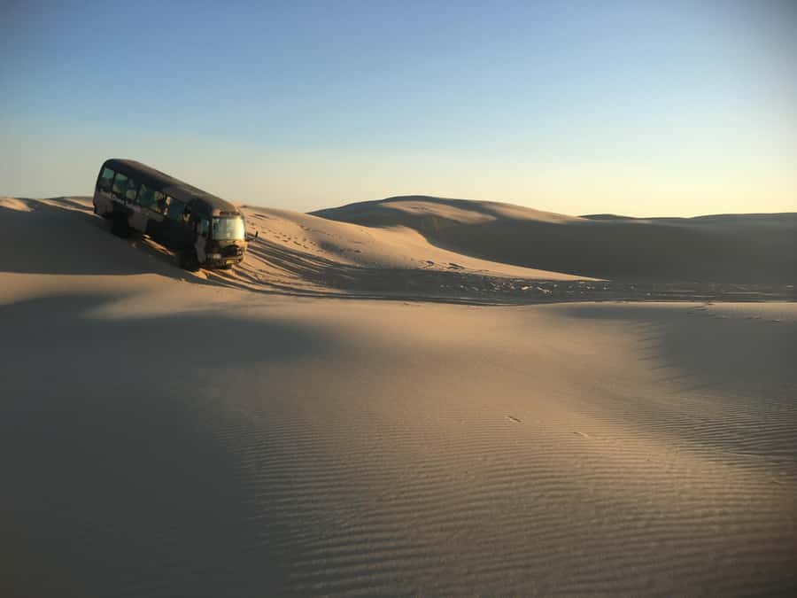 Port Stephens: Unlimited Sandboarding with 4WD Dune Transfer - Getting there: the 10-minute dune transfer with big scenery payoffs