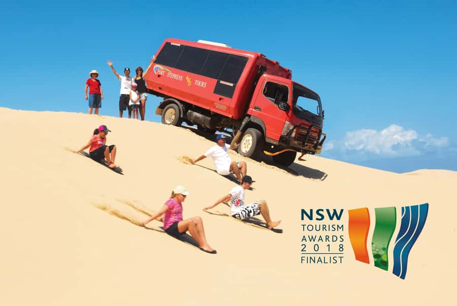 Port Stephens: Worimi National Park Sandboarding Adventure - The 4WD Ride to Worimi National Park Is Part of the Fun
