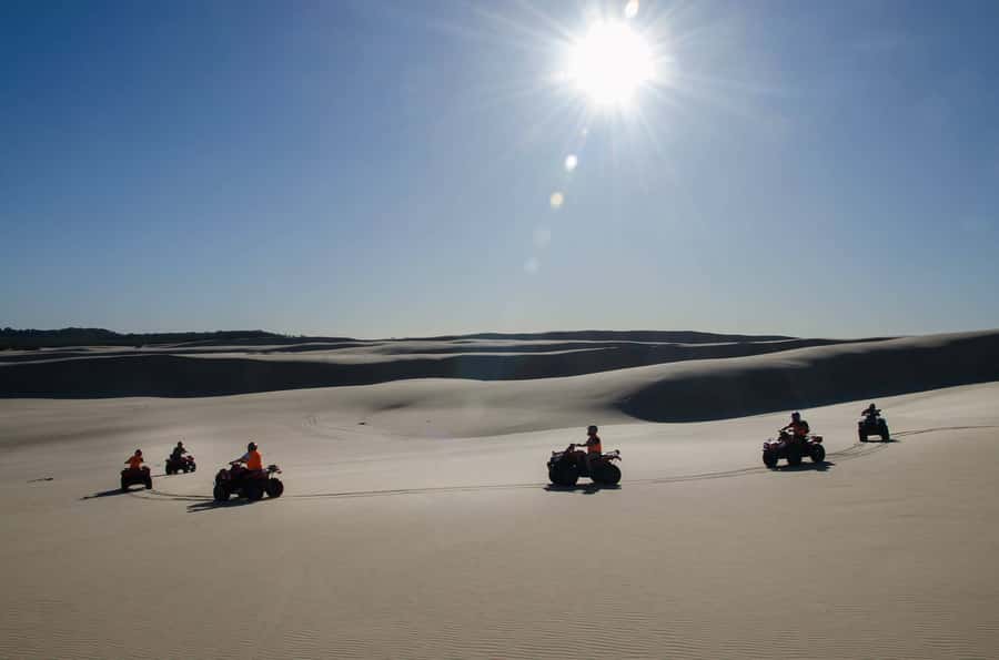 Port Stephens: Worimi Sand Dune Quad Bike Adventure - The ride itself: from grasslands to 12–30 meter dunes