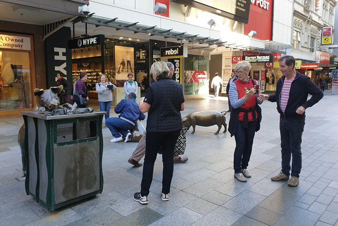 Private Adelaide Walking Tour - Stop 1 at the Mall’s Balls Statue: Adelaide’s public-art opener