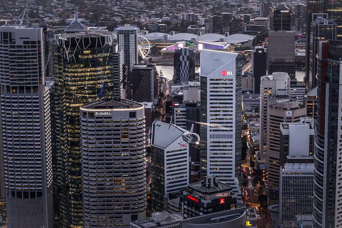 Private Brisbane City Helicopter Tour (Daytime Flight Experience) - The University Campus Pass: Big Aerial Shapes, Small Details