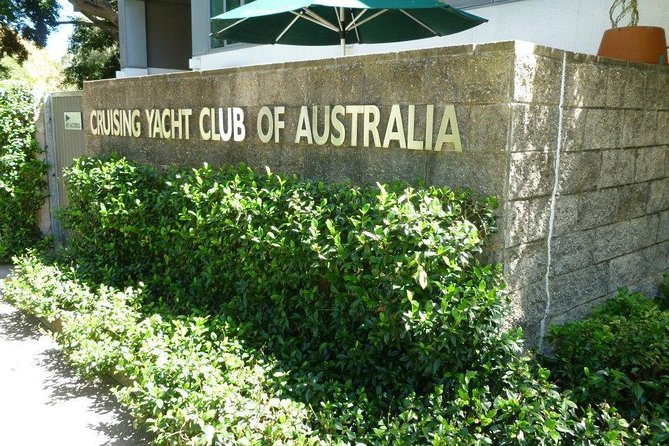 Private Essential Sydney Tour Including Lunch at the Cruising Yacht Club of Australia - Lunch at Cruising Yacht Club of Australia Overlooking Rushcutters Bay