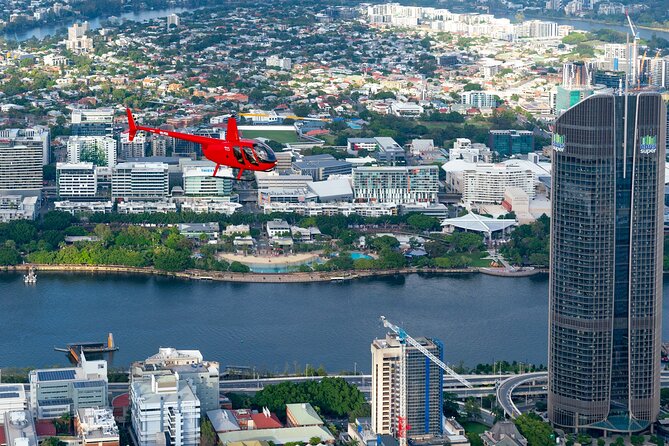 Private Helicopter Scenic Tour of Brisbane - 25min - CBD Orbits, River Views, and the Roma Street U-Turn