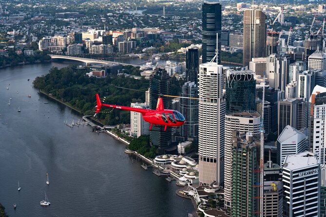 Private Helicopter Scenic Tour of Brisbane - 25min - Mt Coot-tha and TV Towers at 1,500 ft