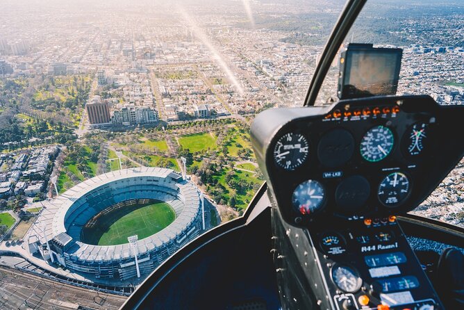 Private Melbourne Skyline Helicopter Ride - Getting your bearings from Docklands and Port Phillip Bay