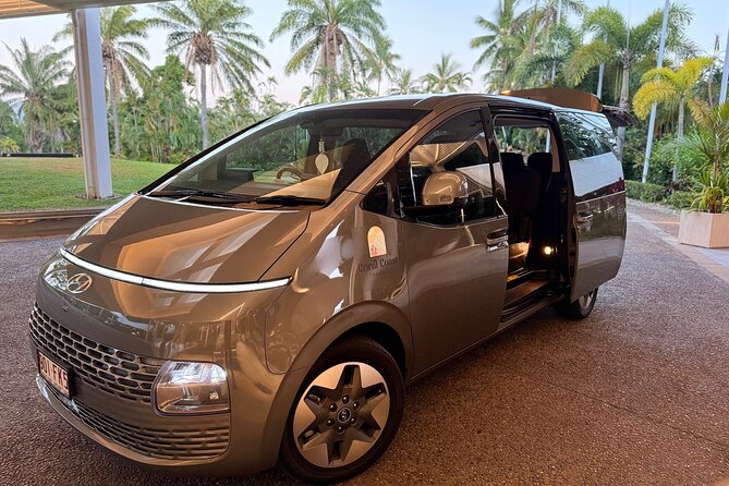Private Transfer - Cairns Airport to/from Port Douglas - The minivan setup: private to 6, with real-world luggage rules
