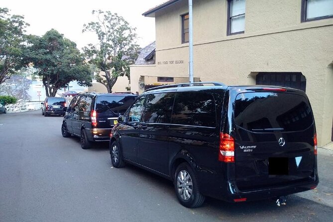 Private Transfer FROM Sydney CBD to Sydney Airport 1 to 5 people - Mercedes Minivan Pickup in Sydney CBD: Comfort and the Real Luggage Count