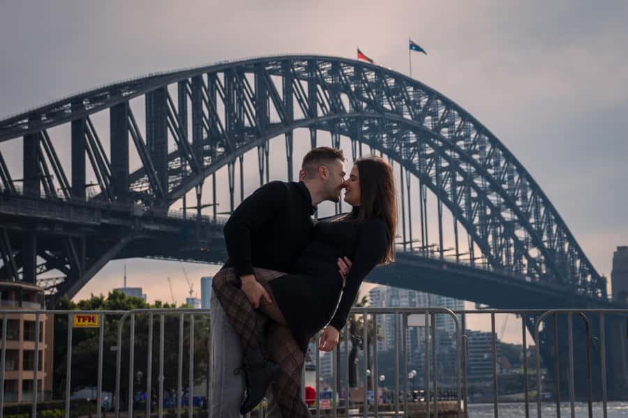 Professional photoshoot at The Rocks in Sydney - Cobblestones, alleyways, and insider angles that feel effortless