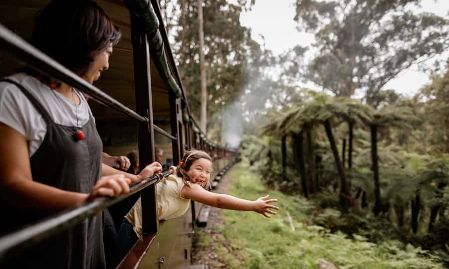 Puffing Billy, Forest Trails & Yarra Valley Discovery Tour - From Melbourne pickups to Belgrave Station: what the morning is really like