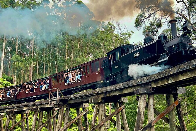 Puffing Billy Tour and Penguin Parade from Melbourne - Puffing Billy Through the Dandenong Ranges and the Monbulk Creek Trestle Bridge