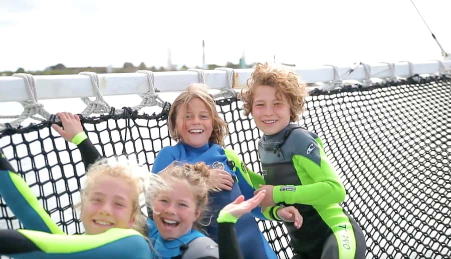 Queenscliff Harbour: 3.5hr Seal & Dolphin Snorkelling Tour - Boat-time viewing: the rooftop deck, hammocks, and learning the coastline